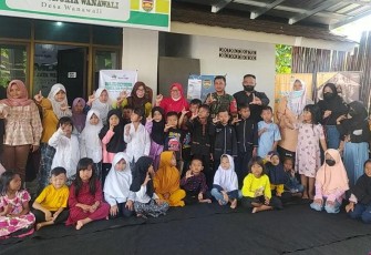 TMMD ke 113 Kodim Purwakarta Hadirkan Pojok Baca untuk Warga Desa Wanawali