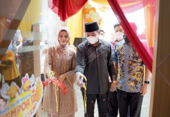 Wagub Rosjonsyah, saat menghadiri Grand Opening Sempoa SIP TC Betungan, di Jln. Depati Payung Negara No. 40 Betungan Selebar, Kota Bengkulu, Rabu (08/06/2022).