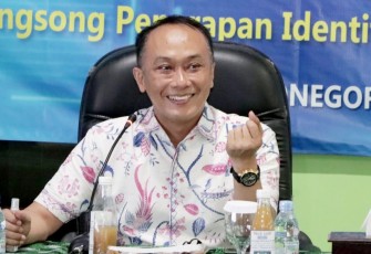 Dirjen Zudan saat memaparkan Pendataan Diabilitas Hasilkan 450 Ribu Data Update
