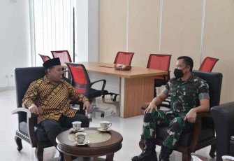 Kunjungan silaturahmi Danrem bersama Rektor Unsoed di Purwokerto 