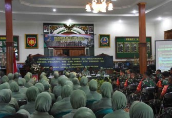 Kunjungan Danrem 073/Mkt di Kodim 0721/Blora