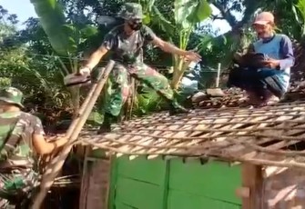 Serka Sampurno tak kenal lelah bantu rehab rumah warga binaannya