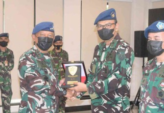 Pangkoopsud I usai memimpin Sertijab Jajaran Utama Koopsud I