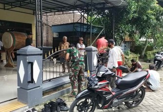 Pengecekan pagar rumah ibadah di wilayah binaan