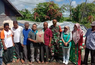 Serda Ngatiran saat pendampingan bantuan untuk warga binaannya