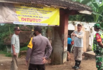 Sidak pasar hewan antisipasi penyebaran virus PMK ternak