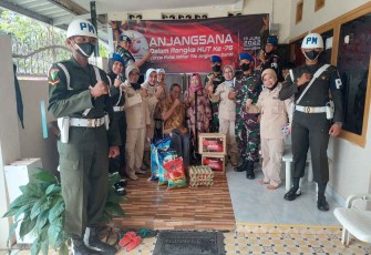 Keluarga besar  Pomdam XIV/Hsn kunjungi purwanirawan dan warakawuri
