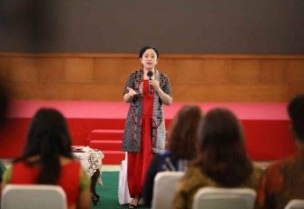 Puan saat menyampaikan RUU KIA di Baleg DPR RI Jakarta 