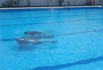 Latihan selam Scuba Prajurit Satlinlamil 3 Makassar 