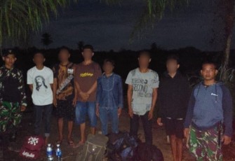 Gagalkan 6 orang TKI Ilegal asal Indonesia di jalan tikus perbatasan
