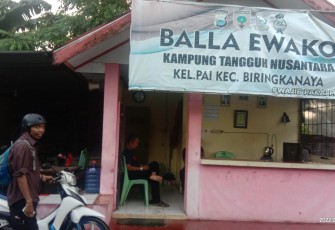 Salah satu poskamling diwilayah Biringkanaya