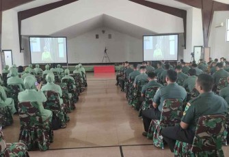 Penyuluhan cegah gejala kanker pada anak di Kodam XVIII/Kasuari 