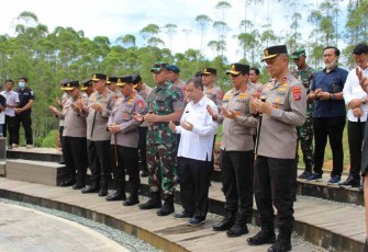 Dandim 0913/PPU saat mendampingi Kapolri di IKN