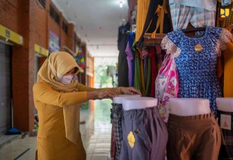 Pasar Benteng Pancasila di Kota Mojokerto 