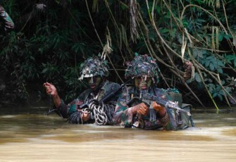 Latihan Dasar Satuan Brigif 3 Marinir