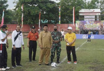 Dandim bersama Bupati Ngawi siap sukseskan Liga Santri