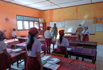 Tanamkan jiwa patriotisme siswa SD desa Pegagan Julu 2 Tapung