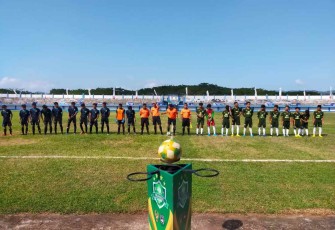Pertandingan liga santri piala Kasad hari ke 2 di wilayah Kodim 0801/Pacitan