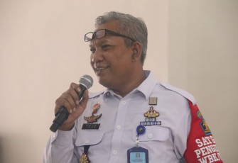 Tejo Harwanto saat memberikan pembekalan CPNS di Kanwil Kemenkumham Banten 