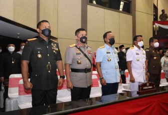 Pangkoopsud I saat menghadiri rapat HUT DKI Jakarta 