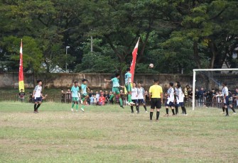Pertandingan liga Santri di wilayah Kodim 0802/Ponorogo 
