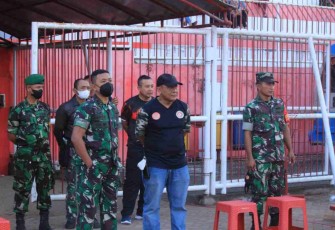 Dandim 0808/Blitar pantau langsung pertandingan liga santri