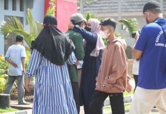 Suasana kunjungan tatap muka di Lapas Cilegon