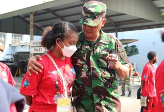 Antusias siswa dari Papua saat kunjungi Muspusdirla 