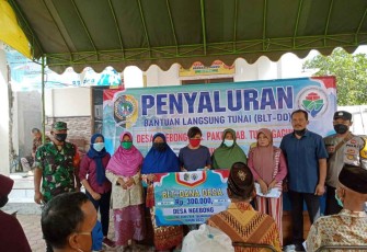 Pendampingan warga binaan menerima BLT DD