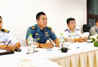 Perwira Kolinlamil saat mengikuti event internasional di Vietnam 