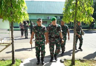 Kunjungan Pangdam XIV/Hsn di Kodim 1408/Makassar