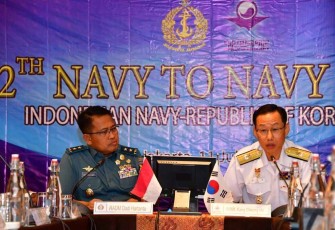 Asops Kasal saat forum navy to navy talks di hotel Le Meridien Jakarta 
