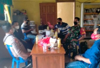 Bersama aparat desa di wilayah binaan bangun sinergitas