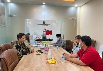 Kunjungan wakil rektor universitas Pamulang di Kanwil Kemenkumham Banten 