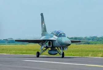 Ilustrasi pesawat latih T50i Golden Eagle 