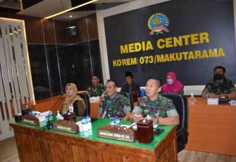 Danrem 073/Mkt ikuti Rakornis TMMD Ke-114