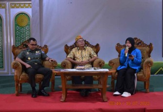 Danrem 121/Abw saat menjadi narasumber di IAIN Pontianak