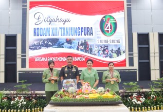 Syukuran HUT ke-64 Kodam XII/Tanjungpura