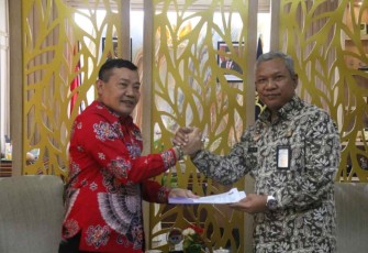 Icon Siregar saat entry briefing bersama Tejo Harwanto 