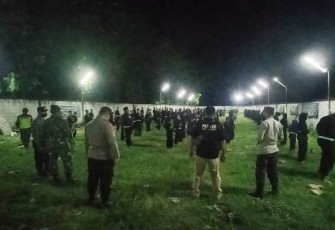 Pengamanan ujian pencak silat PSHT
