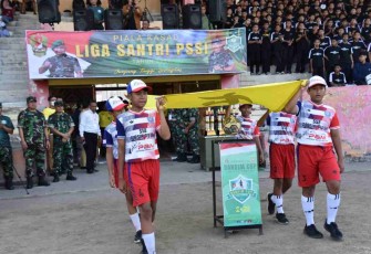 Pembukaan liga santri jajaran Korem 073/Mkt