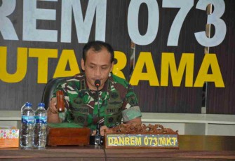Sidang Pankar Perwira di jajaran Korem 073/Mkt