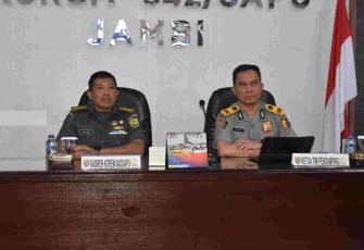 Kunjungan Tim KKDN Sespimti Polri di Korem 042/Gapu