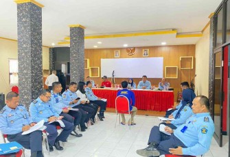 Pelaksanaan sidang pemindahan narapidana 