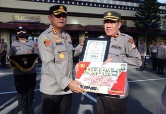 Polsek Biringkanaya juara 1 Harkamtibmas Polrestabes Makassar 