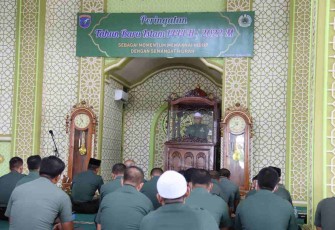 Peringatan tahun baru Hijriah di Kodam XII/Tpr