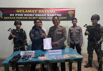 Serah terima penangkapan dan barang bukti narkoba ke pihak berwenang