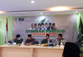 Seminar Pseudo Pesantren di kantor PWNU DKI Jakarta 