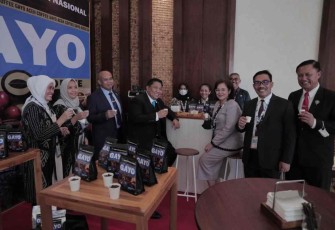 Stand BNN dalam pameran IDEC 2022 di Nusa Dua Bali