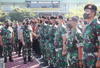 Pangdam XII/Tpr pimpin apel gelar pasukan pam VVIP